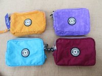 6Pcs Light Weight Wallets Zipper Coin Handbags Purse Mixed