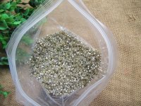 450g Champagne Tube Glass Bugle Seed Beads 2mm