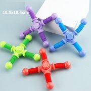 10Pcs Telescopic Tube Toy Fidget Finger Spinners Sensory Toys