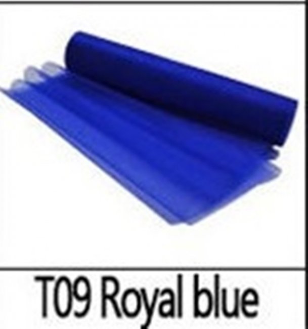 1Roll x 26M Organza Tulle Roll Wedding Decoration - Royal Blue - Click Image to Close