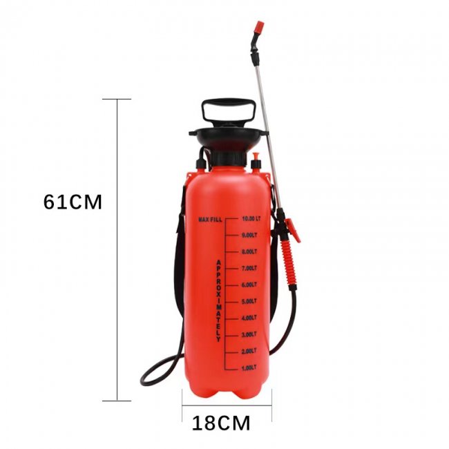 1Pc 10L Garden Backpack Pressure Water Manual Pump Pressure - Click Image to Close