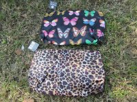 6Pcs Cosmetic Bag Purse Pouch Zipper Makeup Bag