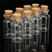 30 Pcs Empty Glass Storage/Display Bottle/Jar with Cork 13ml