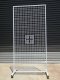 1X New White Wire Mesh Backdrop Stand 200x100cm with Feet