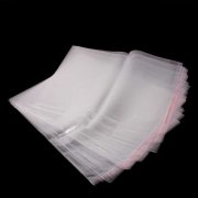 500 Clear Self-Adhesive Seal Plastic Bags 59x35cm