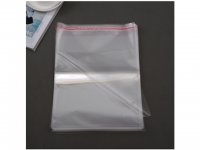 1000 Clear Self-Adhesive Seal Plastic Bags 25.8x19.8cm