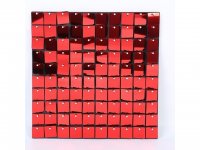 5Pcs Metallic Red Shimmer Backdrop Shiny Wall Panels Glitter