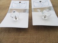 6Pcs Crystal Like Kitchen Cupboard Door Knobs Home Decor