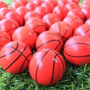 50 Basketball Rubber Bouncing Balls 42mm Mixed Color