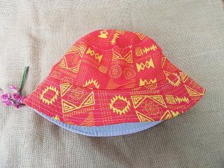 6Pcs Cotton Bucket Sun Hat Beach Caps for Summer Assorted