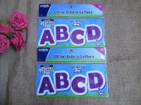 12Sets x 35Pcs Purple Glitter Bulletin Letters Paper Decor Party