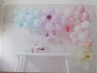 1Set 90Pcs Pastels Embellished Mega Garland Back Drop Arch Kit P