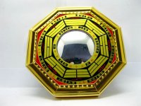 2x1Pcs New Fengshui Bagua Mirror Chinese Oriental Hanging