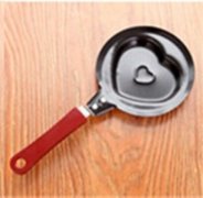 2Pcs Heart Shape Egg Fryer Skillet Fry Frying Pan Molds