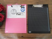 12Pcs A4 Clipboard Pad Clip Folder Document Plate Random Color