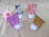 24Pcs Glass Tea Light Holder Front Cover Wedding Party Favor