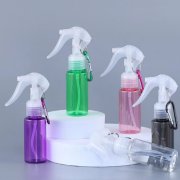 6Pcs Empty Comestic Spray Bottle Storage w/Carabiner 60ml