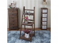 1X Wooden Coffee 3 Tier Shelf Planter Stand Storage Plant Rack