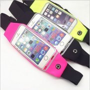 6Pcs Running Belt Waist Bag Sports Mobile Phone Pocket Case