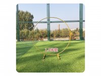 1X Golden Circle Wedding Garden Arch Backdrop Single Tube 1.5M