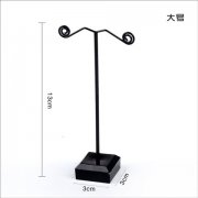 12Pcs Black T-Shape Hook Earring Display Stands Jewelry Stands