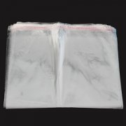 500 Clear Self-Adhesive Seal Plastic Bags 31x40cm