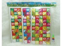 24 Funny Snakes and Ladders Board Toy for Kids 28x28cm