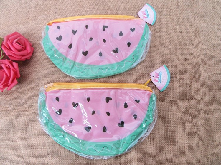 6Pcs Funny Watermelon Design Zipper Pencil Case Pouch - Click Image to Close