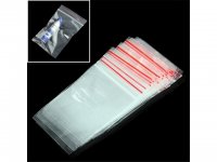 500Pcs Zip-Lock Plastic Bag 8x6cm Size Resealable