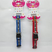 6Pcs Adjustable Reflective Nylon Dog Collars 2cm Mixed Color