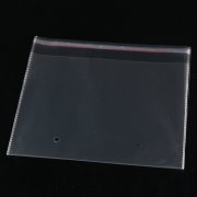 1000 Clear Self-Adhesive Seal Plastic Bags 14cm x 18cm