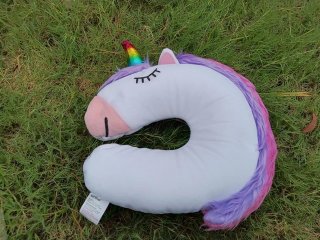 1Pc Unicorn Kids Travel Neck Pillow Car Seat Head Support Pillow