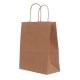 48 Bulk Kraft Paper Gift Carry Shopping Bag 21x15x8cm