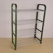 1Pc New Green 4-Tier Shoe Holder Display Rack 60cm High