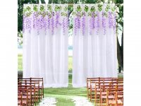 1X White Gauze Wedding Party Backdrop Curtain Drapes Background