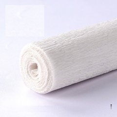 5 Rolls White Single-Ply Crepe Paper Arts & Craft