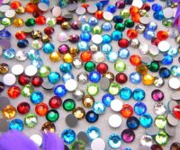 5000 Flat Back Diamonds Rhinestones 4mm Mixed Color