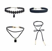 4 Style Fashion Women Lady Choker Velvet Gothic Lace Tattoo