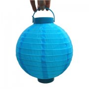 6Pcs Blue Battery Operated Paper Lanterns Wedding Party Favor 20