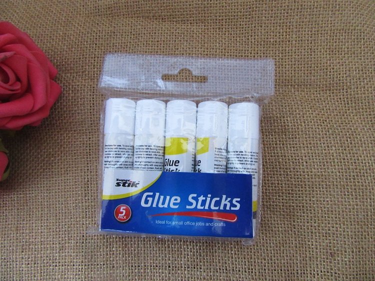 4Packs x 5Pcs Rotatory Bottom Solid Glue Stick - 9Gram - Click Image to Close