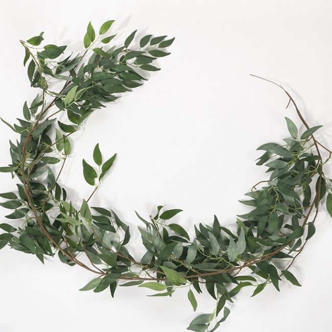 1Pc Vivid Eucalyptus Willow Garland Plant Hanging Wedding Arch - Click Image to Close