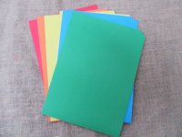 50Pcs Rainbow A4 Card Creative DIY Crafts Projects