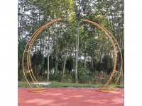 1Set 2Pcs New Golden Garden 3D Arch Double Round Heavy Duty