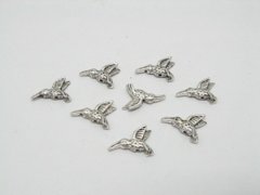 100 Pewter Bird Spacers Beads Jewellery finding ac-ea70 100 Pewter Bird Spacers Beads Jewellery finding ac-ea70