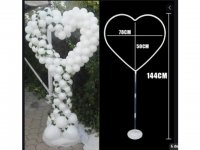 1Set Heart Balloon Base Stand Circle Balloon Arch Holder Wedding