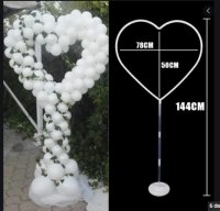 1Set Heart Balloon Base Stand Circle Balloon Arch Holder Wedding