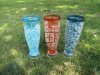 6Pcs Double Wall Freezer Tumbler Cups Ice Cup 450ml Mixed Color