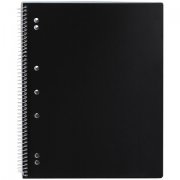 5Pcs Black Subject Notebook 22cm x 29.7cm