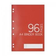 36Pcs A4 Binder Book - 96 Pages, Red