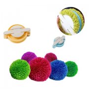 6Sheets Pom Pom Maker Kit Fluff Ball Weaver Needle Knitting